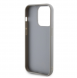 Guess PU Square Mirror Script Logo Fodral för iPhone 15 Pro Silver