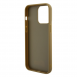 Guess PU Square Mirror Script Logo Fodral för iPhone 15 Pro Max Gold