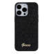 Guess PU Square Mirror Script Logo Fodral för iPhone 15 Pro Max Svart