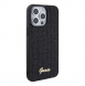 Guess PU Square Mirror Script Logo Fodral för iPhone 15 Pro Max Svart