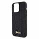 Guess PU Square Mirror Script Logo Fodral för iPhone 15 Pro Max Svart