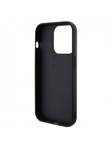 Guess PU Square Mirror Script Logo Fodral för iPhone 15 Pro Svart