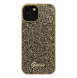 Guess PU Square Mirror Script Logo Fodral för iPhone 15 Gold