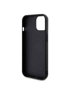 Guess PU Square Mirror Script Logo Fodral för iPhone 15 Svart