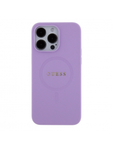 Guess PU Saffiano MagSafe Fodral till iPhone 15 Pro Max Lila
