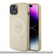 Guess PU Saffiano MagSafe Fodral till iPhone 15 Plus Beige