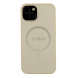 Guess PU Saffiano MagSafe Fodral till iPhone 15 Plus Beige