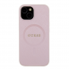 Guess PU Saffiano MagSafe Fodral till iPhone 15 Rosa