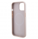 Guess PU Saffiano MagSafe Fodral till iPhone 15 Rosa