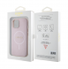 Guess PU Saffiano MagSafe Fodral till iPhone 15 Rosa