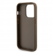 Guess PU Perforated 4G Glitter Metal Logo-fodral för iPhone 15 Pro Taupe