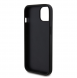 Guess PU Perforated 4G Glitter Metal Logo Fodral för iPhone 15 Svart