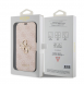 Guess PU Leather 4G Metal Logo Bokfodral för iPhone 15 Pro Pink