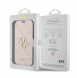 Guess PU Leather 4G Metal Logo Bokfodral för iPhone 15 Rosa