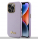 Guess PU Glitter helt inslaget fodral till iPhone 15 Pro Lilac