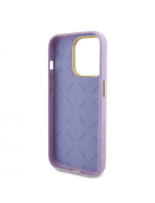 Guess PU Glitter helt inslaget fodral till iPhone 15 Pro Lilac