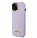 Guess PU Glitter helt inslaget fodral till iPhone 15 Lilac
