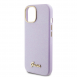 Guess PU Glitter helt inslaget fodral till iPhone 15 Lilac