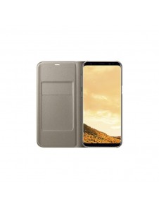 Samsung EF-NG955PFE LED View Cover Vikbart Fodral Till Samsung Galaxy S8 Plus - Guld