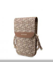 Guess PU G Cube Telefonväska Brun