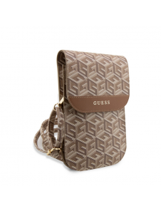 Guess PU G Cube Telefonväska Brun