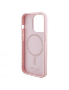 Guess PU G Cube MagSafe Fodral till iPhone 15 Pro Pink