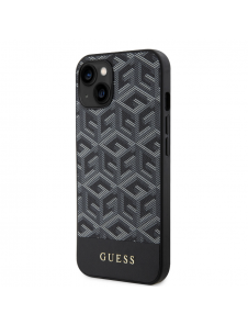 Guess PU G Cube MagSafe Fodral till iPhone 15 Svart