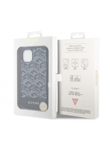 Guess PU G Cube MagSafe Fodral till iPhone 15 Svart