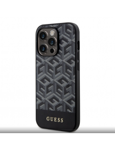 Guess PU G Cube MagSafe Fodral till iPhone 13 Pro Max Svart