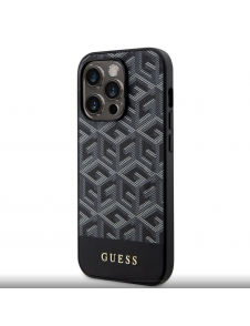 Guess PU G Cube MagSafe Fodral till iPhone 13 Pro Max Svart