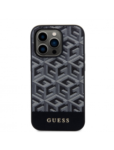 Guess PU G Cube MagSafe Fodral till iPhone 13 Pro Svart