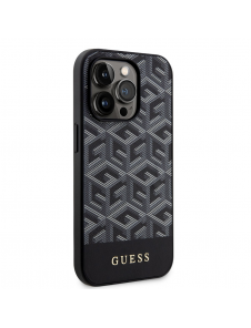 Guess PU G Cube MagSafe Fodral till iPhone 13 Pro Svart