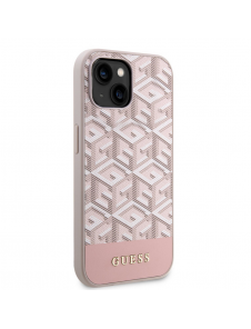 Guess PU G Cube MagSafe Fodral till iPhone 13 Rosa