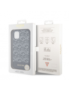 Guess PU G Cube MagSafe Fodral till iPhone 11 Svart
