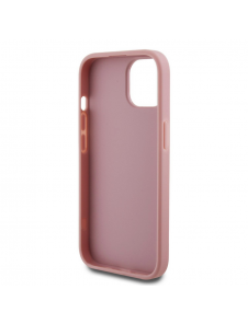 Guess PU Fixed Glitter 4G metalllogofodral för iPhone 12/12 Pro Pink