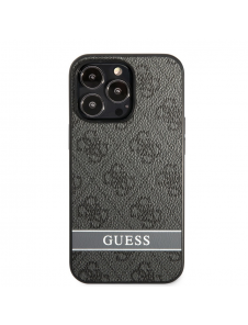 Guess PU 4G Stripe Fodral till iPhone 13 Pro Grey
