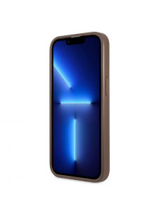 Guess PU 4G Stripe-fodral till iPhone 13 Pro Brown