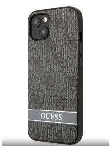 Guess PU 4G Stripe Fodral till iPhone 13 Grå