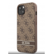Guess PU 4G Stripe Fodral till iPhone 13 Brun