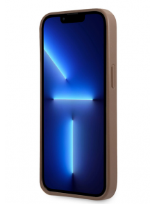 Guess PU 4G Stripe Fodral till iPhone 13 Brun