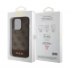 Guess PU 4G Stripe MagSafe Fodral för iPhone 15 Pro Brown