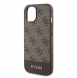 Guess PU 4G Stripe MagSafe Fodral till iPhone 15 Brun