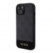 Guess PU 4G Stripe MagSafe Fodral för iPhone 15 Svart