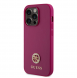 Guess PU 4G Strass metalllogofodral för iPhone 15 Pro Max Rosa