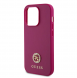 Guess PU 4G Strass metalllogofodral för iPhone 15 Pro Max Rosa
