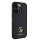 Guess PU 4G Strass metalllogofodral för iPhone 15 Pro Max Svart