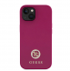 Guess PU 4G Strass metalllogofodral för iPhone 15 Rosa