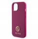 Guess PU 4G Strass metalllogofodral för iPhone 15 Rosa