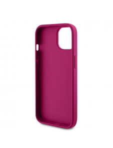 Guess PU 4G Strass metalllogofodral för iPhone 15 Rosa