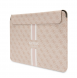 Guess PU 4G Printed Stripes Datorfodral 16" Rosa